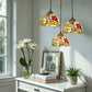 CDH 10” Tiffany Pendant Lamp 20cm shades (11002P3R)