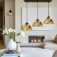CDH 10” Tiffany Pendant Lamp 20cm shades (11002P3)