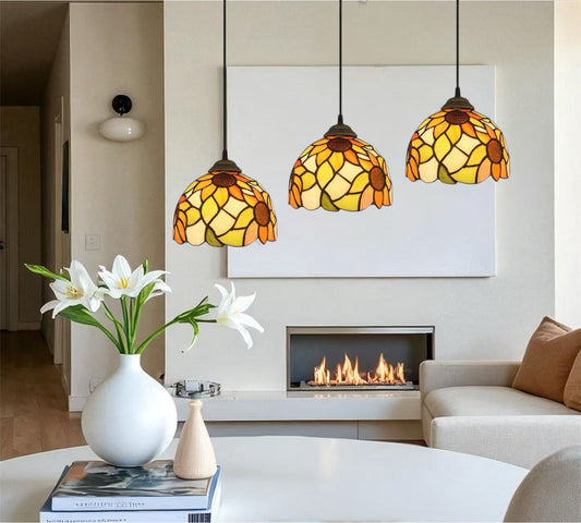 CDH 10” Tiffany Pendant Lamp 20cm shades (12068P3)