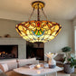CDH 20” XLARGE Tiffany Upright Lamp with 50cm shade (19018CRX)