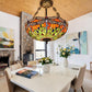 CDH 20” XLARGE Tiffany Upright Lamp with 50cm shade (19015CRX)