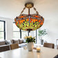CDH 20” XLARGE Tiffany Upright Lamp with 50cm shade (19015CRX)