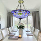 CDH 20” XLARGE Tiffany Upright Lamp with 50cm shade (19017XCR)