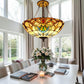 CDH 20” XLARGE Tiffany Upright Lamp with 50cm shade (19018CRX)
