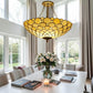 CDH 20” XLARGE Tiffany Upright Lamp with 50cm shade (19021CR)