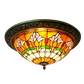 CDH 16" Tiffany Style Flush Mount Ceiling Lights with 40cm Shade (15017CM)