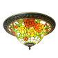 CDH 16" Tiffany Style Flush Mount Ceiling Lights with 40cm Shade (15014CM)