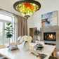 CDH 16" Tiffany Style Flush Mount Ceiling Lights with 40cm Shade (15014CM)
