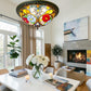 CDH 16" Tiffany Style Flush Mount Ceiling Lights with 40cm Shade (15030CM)