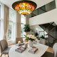 CDH 16" Tiffany Style Flush Mount Ceiling Lights with 40cm Shade (15017CM)