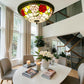 CDH 16" Tiffany Style Flush Mount Ceiling Lights with 40cm Shade (15018CM)