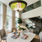 CDH 16" Tiffany Style Flush Mount Ceiling Lights with 40cm Shade (12723CM)