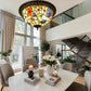 CDH 16" Tiffany Style Flush Mount Ceiling Lights with 40cm Shade (12704CM)