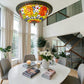 CDH 16" Tiffany Style Flush Mount Ceiling Lights with 40cm Shade (15013CM)