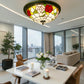 CDH 16" Tiffany Style Flush Mount Ceiling Lights with 40cm Shade (15018CM)