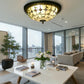 CDH 16" Tiffany Style Flush Mount Ceiling Lights with 40cm Shade (26009CM)