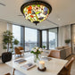 CDH 16" Tiffany Style Flush Mount Ceiling Lights with 40cm Shade (12704CM)