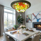 CDH 16" Tiffany Style Flush Mount Ceiling Lights with 40cm Shade (15014CM)