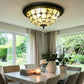 CDH 16" Tiffany Style Flush Mount Ceiling Lights with 40cm Shade (26009CM)