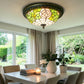 CDH 16" Tiffany Style Flush Mount Ceiling Lights with 40cm Shade (12723CM)