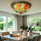 CDH 16" Tiffany Style Flush Mount Ceiling Lights with 40cm Shade (15013CM)