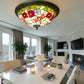 CDH 16" Tiffany Style Flush Mount Ceiling Lights with 40cm Shade (12098CM)