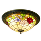 CDH 16" Tiffany Style Flush Mount Ceiling Lights with 40cm Shade (11002CM)