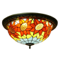 CDH 16" Tiffany Style Flush Mount Ceiling Lights with 40cm Shade (12702CM)