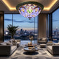 CDH 16" Tiffany Style Flush Mount Ceiling Lights with 40cm Shade (16942CM)