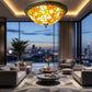 CDH 16" Tiffany Style Flush Mount Ceiling Lights with 40cm Shade (16068CM)