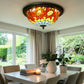 CDH 16" Tiffany Style Flush Mount Ceiling Lights with 40cm Shade (12702CM)