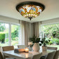 CDH 16" Tiffany Style Flush Mount Ceiling Lights with 40cm Shade (16045CM)