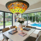 CDH 16" Tiffany Style Flush Mount Ceiling Lights with 40cm Shade (16812CM)