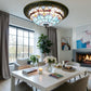CDH 16" Tiffany Style Flush Mount Ceiling Lights with 40cm Shade (16101CM)