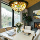 CDH 16" Tiffany Style Flush Mount Ceiling Lights with 40cm Shade (16025CM)