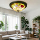CDH 16" Tiffany Style Flush Mount Ceiling Lights with 40cm Shade (11002CM)