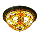 CDH 12” Tiffany Style Flush Mount Ceiling Lights with 30cm Shade (16044SM)