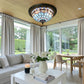 CDH 12” Tiffany Style Flush Mount Ceiling Lights with 30cm Shade (12101SM)