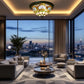 CDH 12” Tiffany Style Flush Mount Ceiling Lights with 30cm Shade (12045SM)