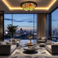 CDH 12” Tiffany Style Flush Mount Ceiling Lights with 30cm Shade (12062SM)