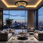 CDH 12” Tiffany Style Flush Mount Ceiling Lights with 30cm Shade (16117SM)