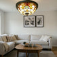 CDH 12” Tiffany Style Flush Mount Ceiling Lights with 30cm Shade (12025SM)