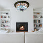 CDH 12” Tiffany Style Flush Mount Ceiling Lights with 30cm Shade (12101SM)