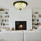 CDH 12” Tiffany Style Flush Mount Ceiling Lights with 30cm Shade (12010SM)
