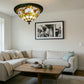 CDH 12” Tiffany Style Flush Mount Ceiling Lights with 30cm Shade (12045SM)