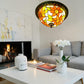 CDH 12” Tiffany Style Flush Mount Ceiling Lights with 30cm Shade (12068SM)