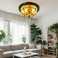 CDH 12” Tiffany Style Flush Mount Ceiling Lights with 30cm Shade (16044SM)