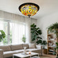 CDH 12” Tiffany Style Flush Mount Ceiling Lights with 30cm Shade (12035SM)