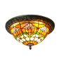 CDH 12” Tiffany Style Flush Mount Ceiling Lights with 30cm Shade (12009SM)