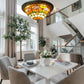 CDH 12” Tiffany Style Flush Mount Ceiling Lights with 30cm Shade (12009SM)
